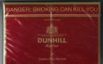 Dunhill Filter De Luxe King Size 30 cigarettes wide flat hard box