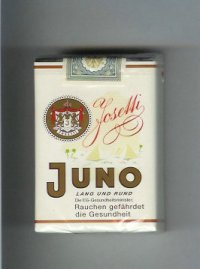 Juno Joseffi Land und Rund white cigarettes soft box