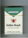 Golden Beach Ultra Lights Filter cigarettes hard box Golden Beach Ultra Lights Filter cigarettes hard box