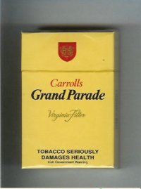 Carrolls Grand Parade Virginia Filter cigarettes hard box