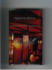 Davidoff Classic Signature Edition 100s cigarettes hard box