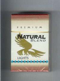 Natural Blend Premium Lights cigarettes hard box