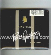 Peter Jackson Filter Tipped King Size 25 cigarettes wide flat hard box