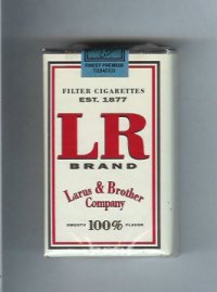 LR Brand cigarettes soft box