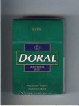 Doral Premium Taste Guaranteed Menthol cigarettes hard box