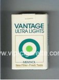 Vantage Ultra Lights Menthol Cigarettes soft box Vantage Ultra Lights Menthol Cigarettes soft box