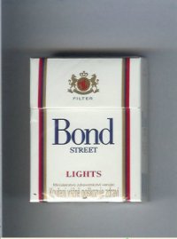 Bond Street Lights cigarettes short USA