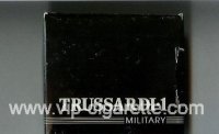 Trussardi-1 Military cigarettes black wide flat hard box