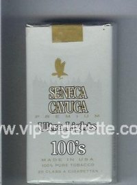 Seneca Cayuga Premium Ultra Lights 100s cigarettes soft box