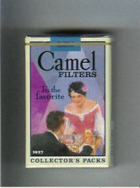 Camel Collectors Packs 1927 Filters cigarettes soft box