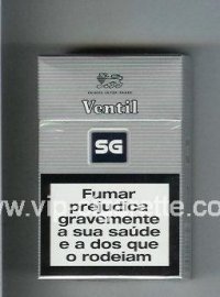 SG Ventil cigarettes grey and black hard box