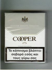 Cooper 25 cigarettes Select Quality Tobaccos