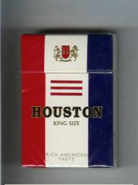 Houston King Size Rich American Taste cigarettes hard box
