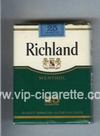 Richland Menthol 25 cigarettes soft box