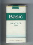 Basic Menthol 100s cigarettes Filter