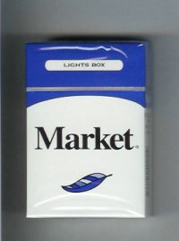 Market Lights cigarettes hard box