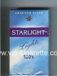 Starlight Lights American Blend 100s Cigarettes hard box