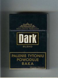 Dark Blend cigarettes hard box