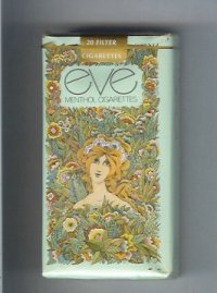 EVE Menthol 100s cigarettes soft box