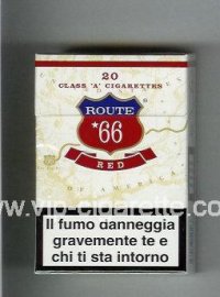 Route 66 United Red cigarettes hard box