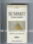 Summit Ultra Lights 100s Cigarettes soft box