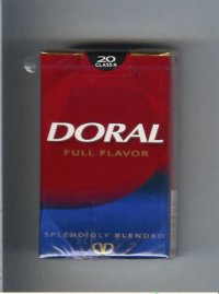 Doral Splendidly Blended Full Flavor cigarettes soft box