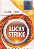 Lucky Strike Fusion Lights cigarettes hard box
