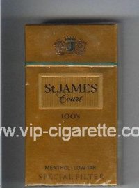 St.James Court Menthol 100s cigarettes hard box