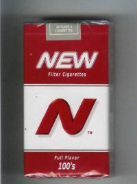 N New Full Flavor 100s cigarettes soft box