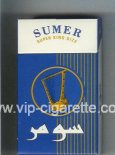 Sumer 100s Cigarettes blue and white hard box
