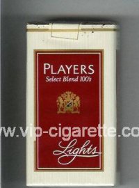 Players Select Blend Lights 100s cigarettes soft box
