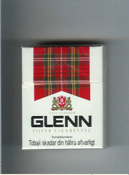 Glenn Full Flavour cigarettes hard box