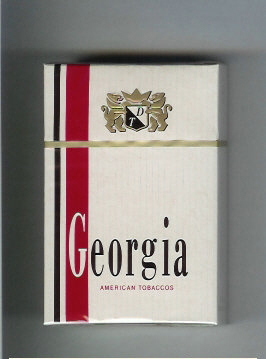 Georgia cigarettes hard box