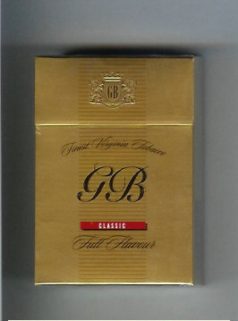 GB Classic Full Flavour cigarettes hard box