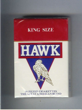 Hawk cigarettes hard box