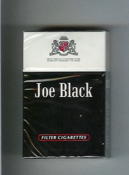 Joe Black cigarettes hard box