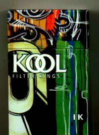 Kool Filter Kings cigarettes hard box