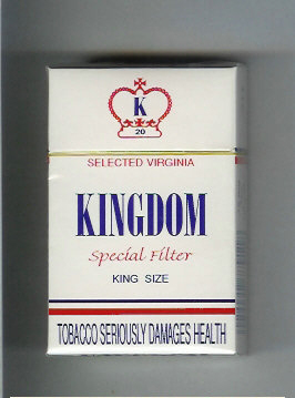 Kingdom Selected Virginia Special Filter cigarettes hard box