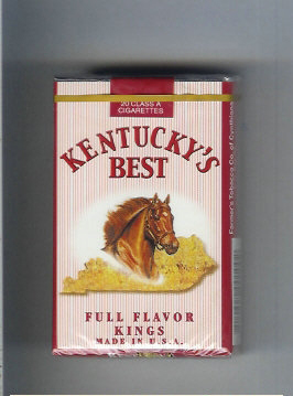 Kentucky\'s Best Full Flavor Kings cigarettes soft box