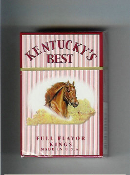 Kentucky\'s Best Full Flavor cigarettes hard box
