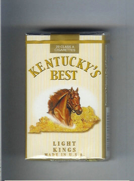 Kentucky\'s Best Light cigarettes soft box