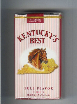 Kentucky\'s Best Full Flavor 100s cigarettes soft box