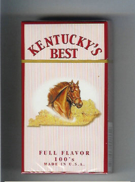 Kentucky\'s Best Full Flavor 100s cigarettes hard box