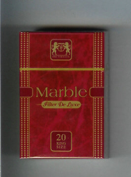 Marble Filter De Luxe cigarettes hard box