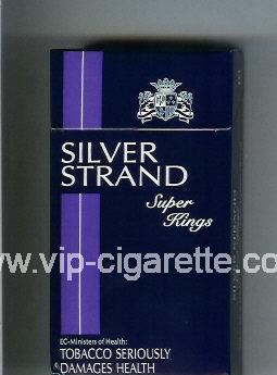 Silver Strand Super Kings 100s cigarettes hard box