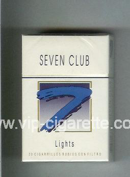 Seven Club 7 Lights cigarettes hard box