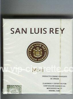 San Luis Rey Mini cigarettes wide flat hard box