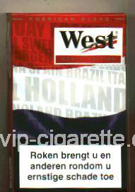 West Red World cigarettes Edition 2006 Holland hard box