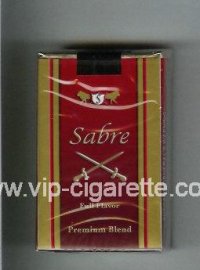 Sabre Full Flavor Premium Blend cigarettes soft box