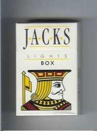 Jacks Lights Box cigarettes hard box